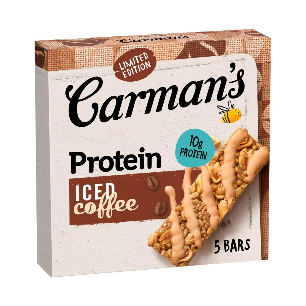 Carman's Protein Bars Iced Coffee 5 Pack