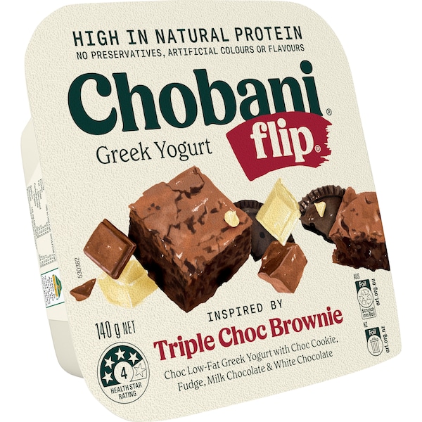 Chobani Flip Greek Yoghurt Triple Choc Brownie