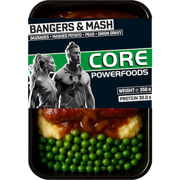 CORE Powerfoods Bangers & Mash 350g
