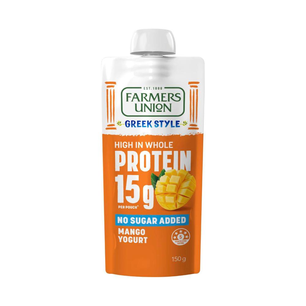 Farmers Union No Added Sugar Protein Yoghurt Pouch