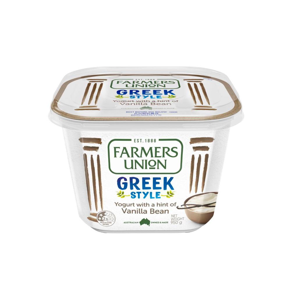 Farmers Union Greek Style No Added Sugar Protein Yoghurt