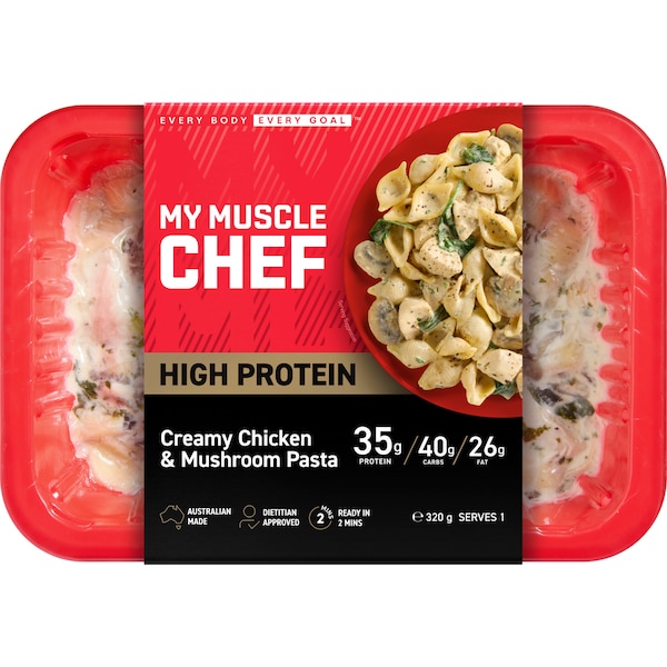 My Muscle Chef Creamy Chicken & Mushroom Pasta 320g
