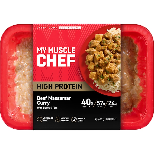 My Muscle Chef High Protein Beef Massaman Curry 400g