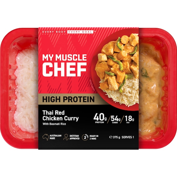 My Muscle Chef Thai Red Chicken Curry 375g