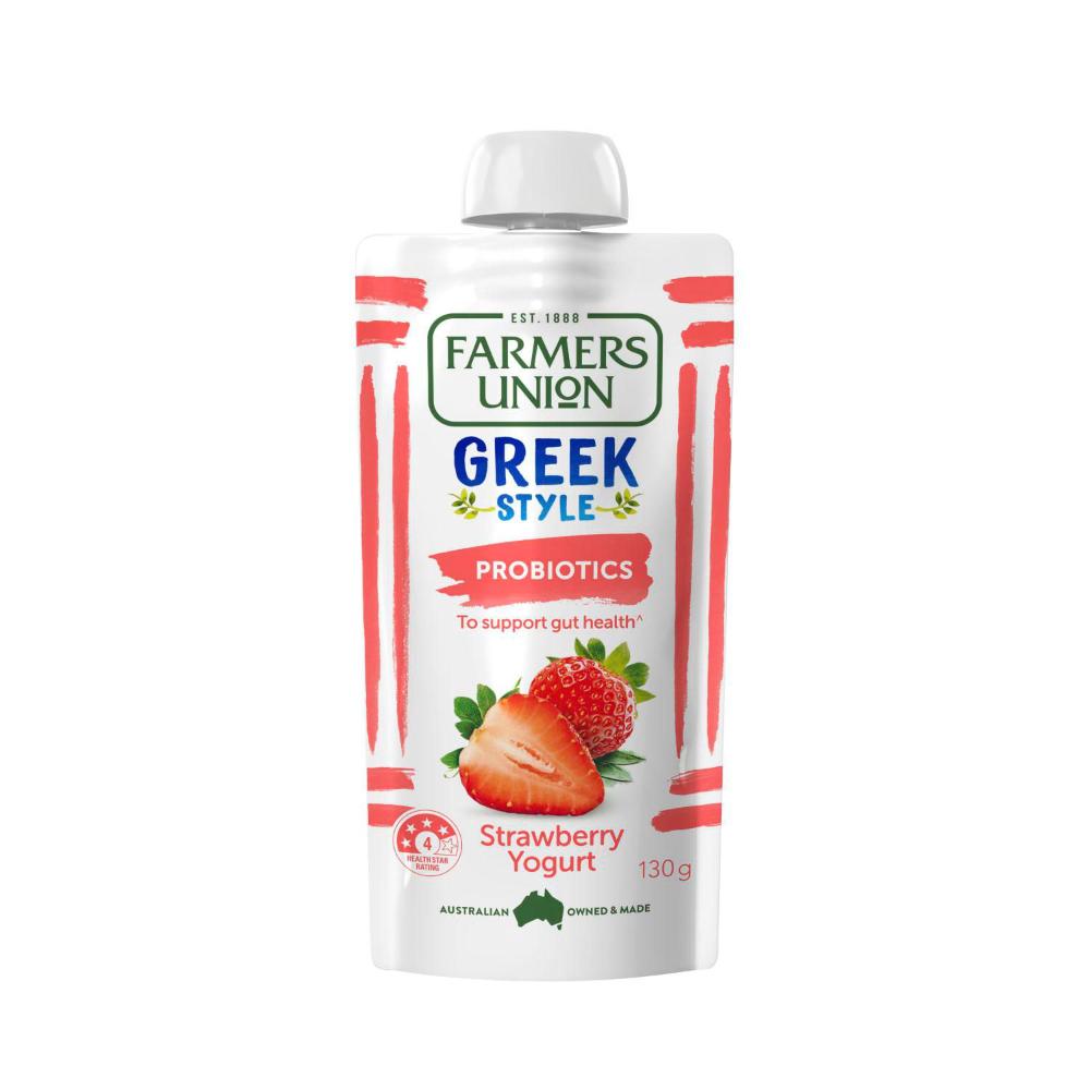 Farmers Union Greek Style Yoghurt Pouch