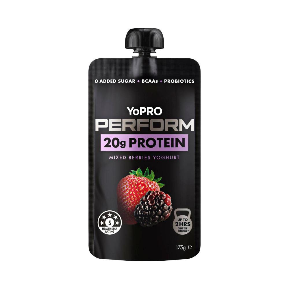 YoPro Perform High Protein Yoghurt Pouch No Added Sugar